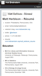 Mobile Screenshot of hotbrainstem.org
